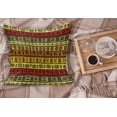 thumbnail image 2 of African Fluffy Throw Pillow Cushion Cover, Hand Drawn Pattern Abstract Geometric Striped Illustration, Decorative Square Accent Pillow Case, 24" x 24", Multicolor, by Ambesonne, 2 of 5