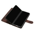 thumbnail image 4 of Wallet Case for Samsung Z Fold 4, with Card Slots [RFID Blocking],Durable Flip Folio Kickstand Magnetic Closure Leather Wallet Wrist Strap Women Men Case for Samsung Galaxy Z Fold 4, Brown, 4 of 5
