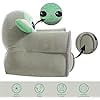 Disney Star Wars The Mandolorian Baby Yoda Figural Kids Bean Chair, Grey