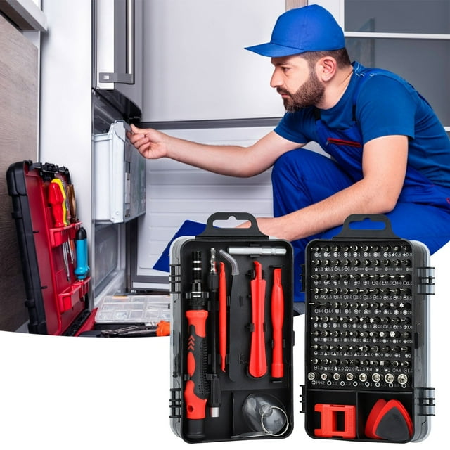 Yoziaaoa 115 in 1 Precision Screwdriver Set Magnetic Repair Tool Kit for Electronics