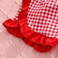 thumbnail image 5 of Zshosam Shorts And Top Set Girls Girls 2 Piece Outfits Ribbed Tank Top and Shorts Set with Pockets Size 12 18 Months,(Red 12-18 Months), 5 of 9