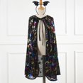 thumbnail image 2 of YunPes Halloween Children's Cape Printed Lace Cape with Headband Children's for Performance Puffy Jacket for Toddlers, 2 of 5