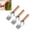 3pcs, variant on Wooden Handle Triangular Watermelon Cutter Stainless Steel Fruit Slicer Melon Cube Cutter Divider Kitchen Fruit Cutting Tool