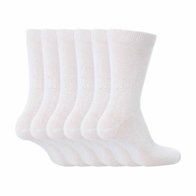 Sock Snob - 6 Chaussettes d'École Multipack pour Enfants Garçons & Filles 3 Tailles Chaussettes Riches en Coton