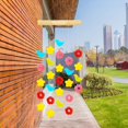thumbnail image 4 of Campanillas solares con forma de topadorn de cristal para colgar con luz solar, 4 of 7