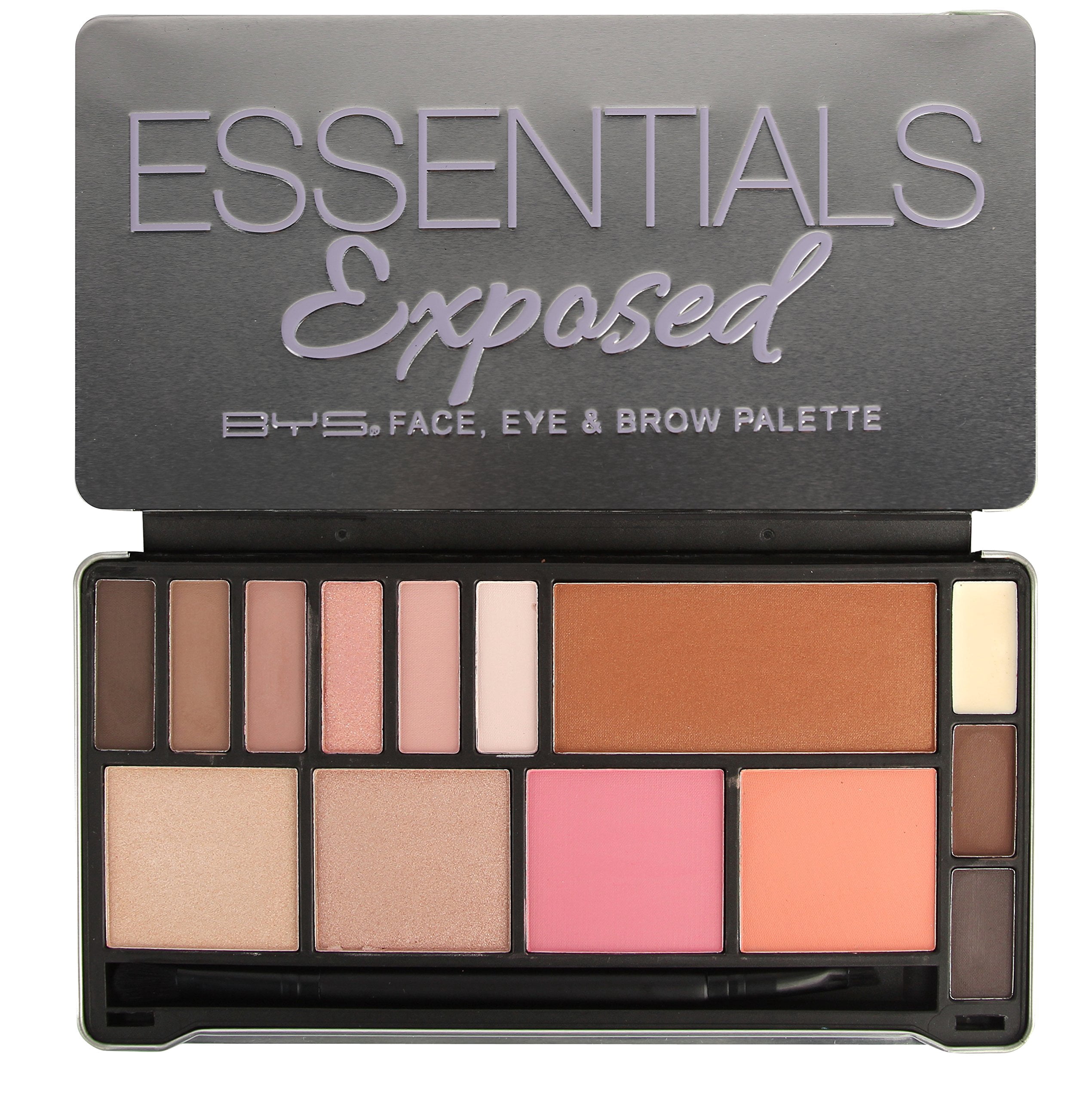 Set de maquillaje BYS Essentials Exposed 5 en 1 paleta de cejas para ...