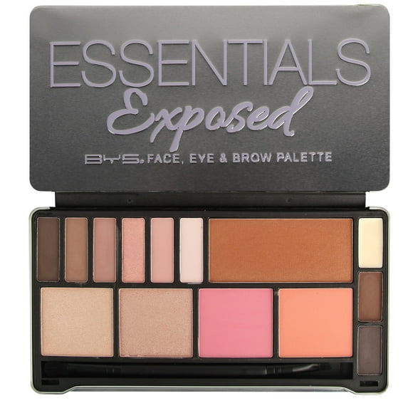 Set de maquillaje BYS Essentials Exposed 5 en 1 paleta de cejas para rostro y ojos