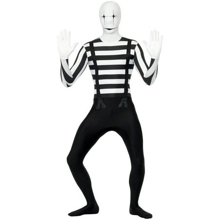Mime Second Skin Adult Costume