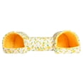 thumbnail image 1 of Escondite para hámster, túnel para conejillos de indias, jaula portátil y transpirable, accesorios para conejos, casa para animales pequeños, erizos y Piña amarilla, 1 of 8