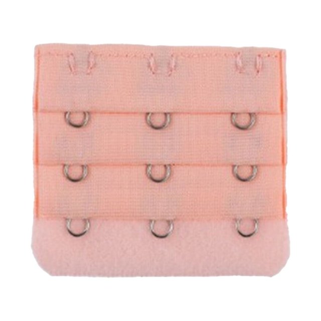 Extension Strap Bra Extender Buckle 3 Clips. Hook Women Accessories Practical Elastic Multicolor Clips Tight 3 Rows Underwear orange