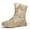 Khaki, variant on Women's Boots Thickened Long Lined Warm High Top Oversized Winter Boots for Comfort and Style