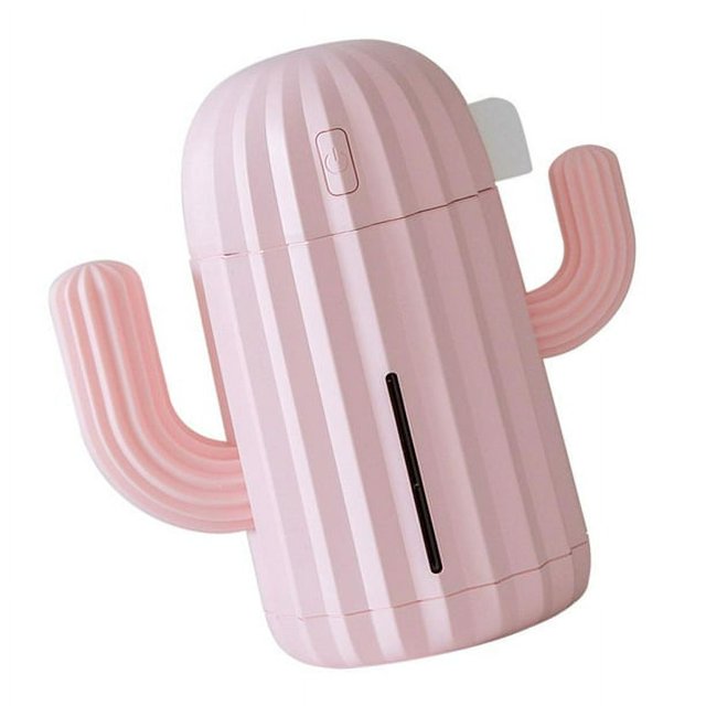 El humidificador de aire en forma de cactus llevó la luz nocturna para el humidificador de aire rosa de Ministerio del Interior