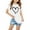 White, variant on BLTIBY Toddler Girls Boys T-shirt Summer Round Neck Printed Short Sleeve Tee Kids Loose Fashion Pullover Top 2025 White 4-5 Years