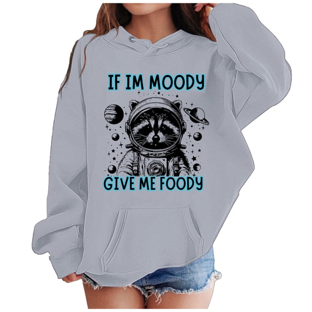 Hfolob Kids Girl Sweatshirt Girl'S Hoodie Long Sleeve Soft Sweatshirt Graphic Hoody Kids Cute Pullovers Top Clothes For Girls