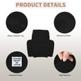 thumbnail image 3 of Funda Impermeable para Reclinable Negro Elástico Fácil de Usar, 3 of 7