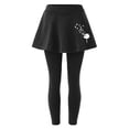 thumbnail image 3 of Calzoncillos de felpa Gibobby para mujer Ropa interior navideña Pantalones térmicos falsos de dos piezas negro S, 3 of 5