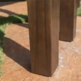 thumbnail image 6 of Noble House Manila 69" Wooden Patio Dining Table in Dark Brown, 6 of 10