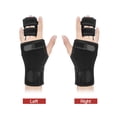 thumbnail image 4 of Finger Guards with Removable Splint Finger Support Brace Two or Three Fingers Stabilizer Adjustable Full Finger or Hand Brace for Home Work Sleep Pain Relief Left Hand, 4 of 8