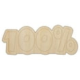 thumbnail image 1 of 100 Percent Grade School Wood Shape Unfinished Piece Cutout Craft DIY Projects - 6.25 Inch Size - 1/8 Inch Thick, 1 of 7