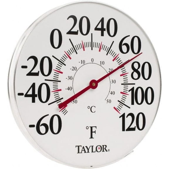Taylor -40 to 120°F, Window and Wall Thermometer 12 Inch Diameter