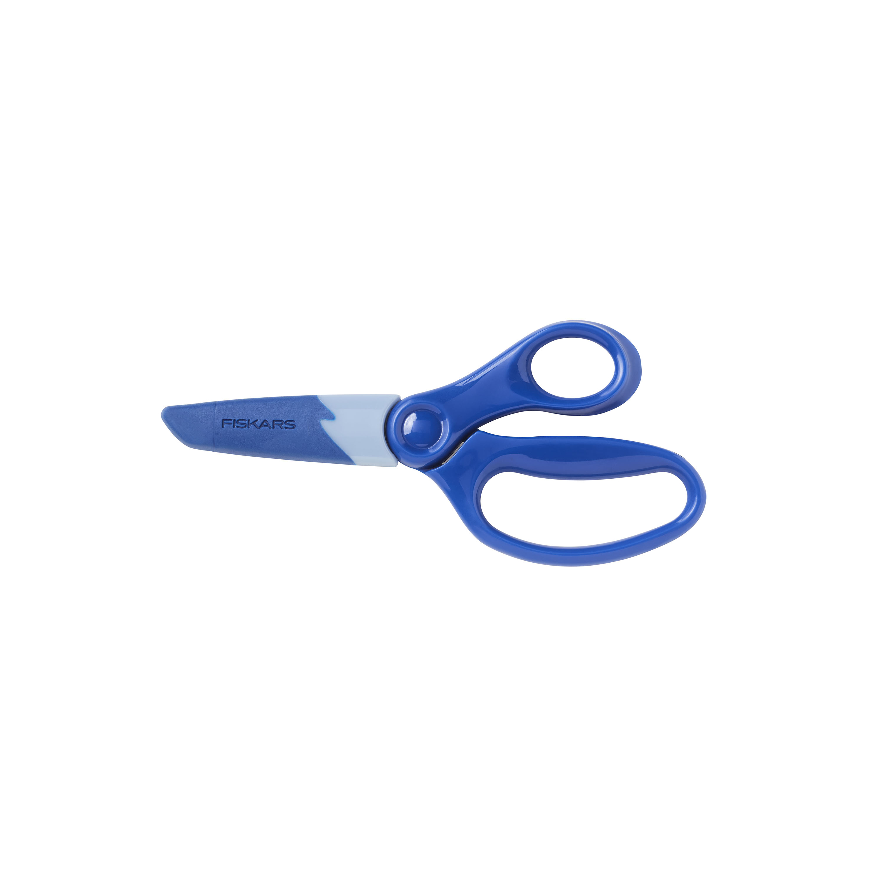 Tijeras para niños Fiskars de 5" con punta roma, edades 4-7, azul 7