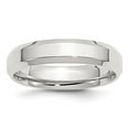thumbnail image 3 of 925 Sterling Silver 5mm Bevel Edge Band Ring Size 6, 3 of 6