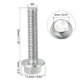 thumbnail image 2 of M5x30mm Hex Flange Bolts 304 Stainless Steel Polishing 25 Pack, 2 of 5