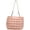 Pink, variant on Kukuzhu Quilted Tote Bag for Women, Soft Puffer Tote Bag Lightweight Designer Pleated Shoulder Bag Purse Handbags