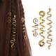 thumbnail image 3 of 28 piezas de cuentas para el cabello, bobinas en espiral, cuentas para rastas, anillos Bs, Clips, puños de Metal, joyería para el cabello, accesorios para envolver el cabello, pinzas para el cabello, 3 of 6