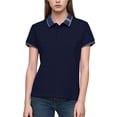 thumbnail image 2 of Women's Shirts Short Sleeve Quick Dry Collared Shirts Business Casual Work Tops Athletic Tennis Golf Clothes Short Sleeve Performance Top, 2 of 6