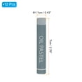 thumbnail image 2 of Uxcell Gray Oil Pastels, 12Pcs Soft Oil Crayons Creamy Pastels Stick Art Supplies for Art, 2 of 6