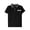 Black, variant on Men's Short Sleeve Polo Shirt, Contrast Trim Collared Top with Chest Pocket for Casual & Workwear White M