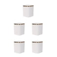 thumbnail image 2 of Guardoinrt Efficient Waste Disposal Wall-mounted Garbage Can With ABS Easy To Open white 5Set, 2 of 6