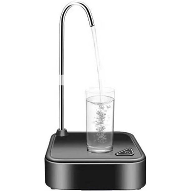1 pieza (negro) Dispensador de botellas de agua de escritorio, bomba automática de botellas de agua potable con carga USB para botellas universales, dispensador de agua eléctrico portátil para el hogar, oficina JM