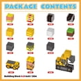 thumbnail image 5 of 100 Piece Magnetic Building Blocks Set for Kids Construction Toy with Trucks and Roads STEM Building Cubes Birthday Gift for Boys Girls Ages 3+, 5 of 6