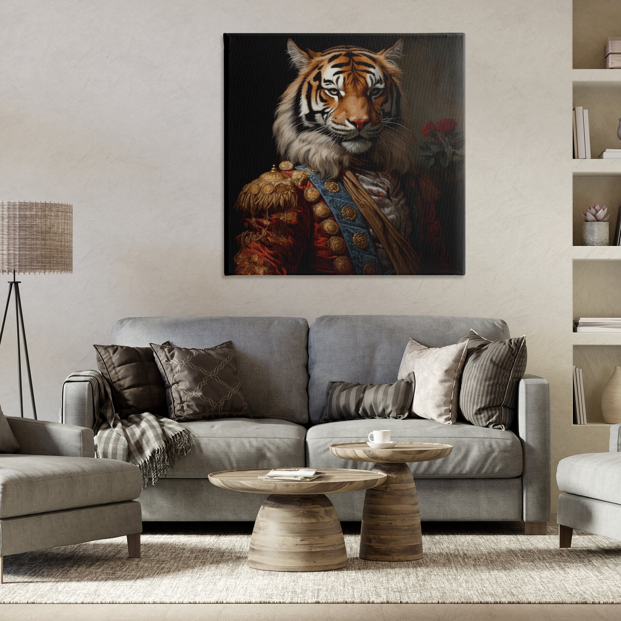 Stupell Industries Noble Tiger Transformation Canvas Wall Art, design by Lazar Studio