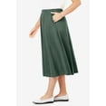 thumbnail image 3 of Woman Within Plus Size Petite 7-Day Knit A-Line Skirt, 3 of 5
