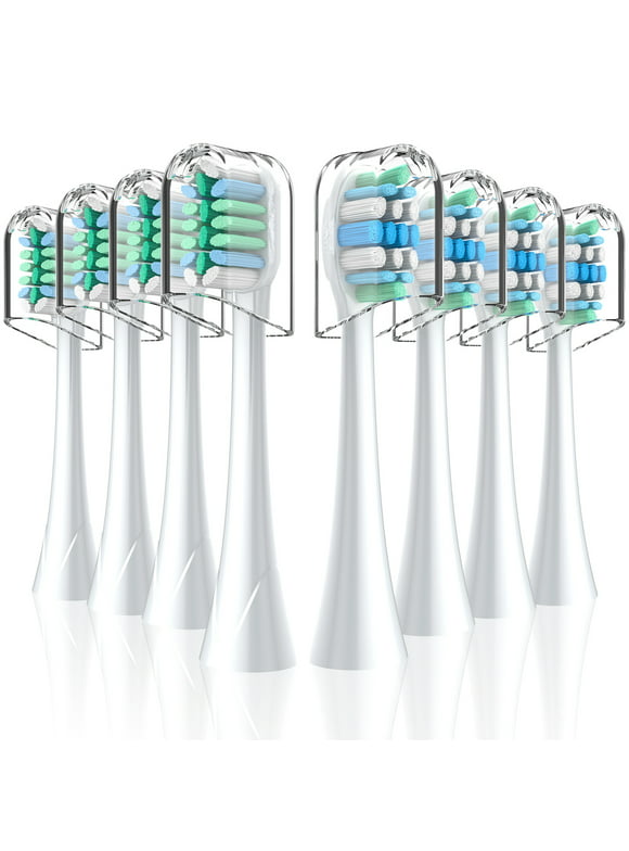 Sonicare Electric Toothbrush Replacement Heads Compatible with All Phillips Sonicare Click-on Handles,8 Pack