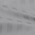 thumbnail image 3 of 1000-Thread-Count, 100% Egyptian Cotton, 34" Split Head Sheet Set 6-PC [1 Flat, 1 Fitted, 4 Pillowcases] 1000TC Long Staple Cotton, 18" Deep Pocket - Split Head King Size, Light Grey Stripe Color, 3 of 7