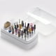 thumbnail image 2 of Caja de almacenamiento reutilizable para brocas de uñas, caja para cabezal de molienda de manicura con 30 ranuras, soporte transparente para suministro de uñas, 2 of 5