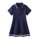 thumbnail image 4 of Odeerbi Vestido de Tenis de Niñas de Color Sólido Manga Corta Vestido de Golf Uniforme de La Escuela Casual de Línea A, 4 of 8