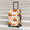 thumbnail image 6 of Hirioo Thanksgiving With Turkey for Travel Luggage Cover Suitcase Protector Fits 18-32 Inch Luggage Wheel Covers Anti-scratch Suitcase Cover (No luggage included)-Large, 6 of 7