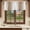 Khaki, variant on Burnt Orange White Ombre Valances for Windows, Decorative Rod Pocket Window Valance Curtains, Modern Abstract Art Farmhouse Gradient Short Curtain Drapes for Living Room, 2 Panels, 60" W x 18" L