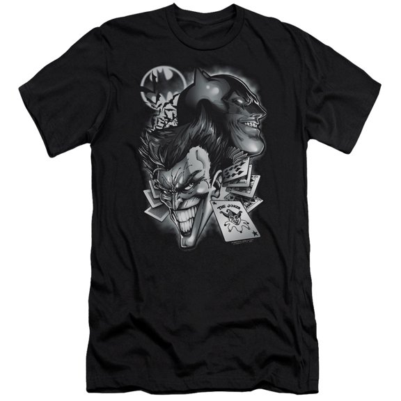 Batman Archenemies Premium Canvas T-Shirt Adult Slim Fit 30/1 Black