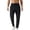 Z137 Black, variant on Mifsaly Athletic Joggers for Men Slim Fit Quick-Dry Running Training Pants with Zipper Pockets Lightweight Breathable Outdoor Workout Clothes S