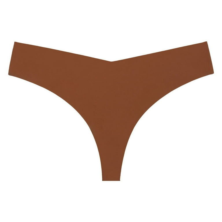 ZMHEGW Underwear Women Tummy Control Traceless Sports Fitness Thong T Pants  Low Waist Breathable Quick Dry Underpants Sense Random Cut Ladies Panties 