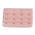 thumbnail image 1 of Langgg Rallonge de Bretelle de Soutien-Gorge Boucle 4 Crochets Accessoires Pratiques Respirants Remplacement Réglable 3 Rangées sous-Vêtements orange, 1 of 5