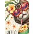 thumbnail image 3 of Tropical Design Summer Banner Floral Elements Beach Animal Decor for Summer Party Outdoor Event Holiday Decoration, 3 of 7