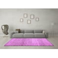 thumbnail image 3 of Ahgly Company Indoor Rectangle Abstract Purple Contemporary Area Rugs, 4' x 6', 3 of 4