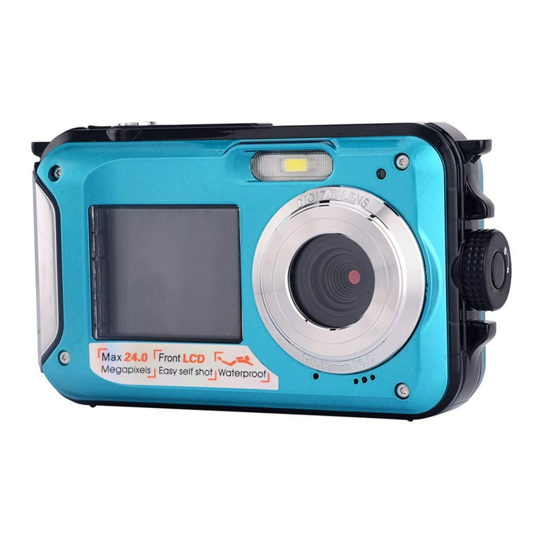 Caméra étanche 1080p Full Hd 30mp Résolution vidéo Caméra sous-marine 10ft  Anti-shake 16x Zoom Caméra numérique étanche pour la plongée en apnée